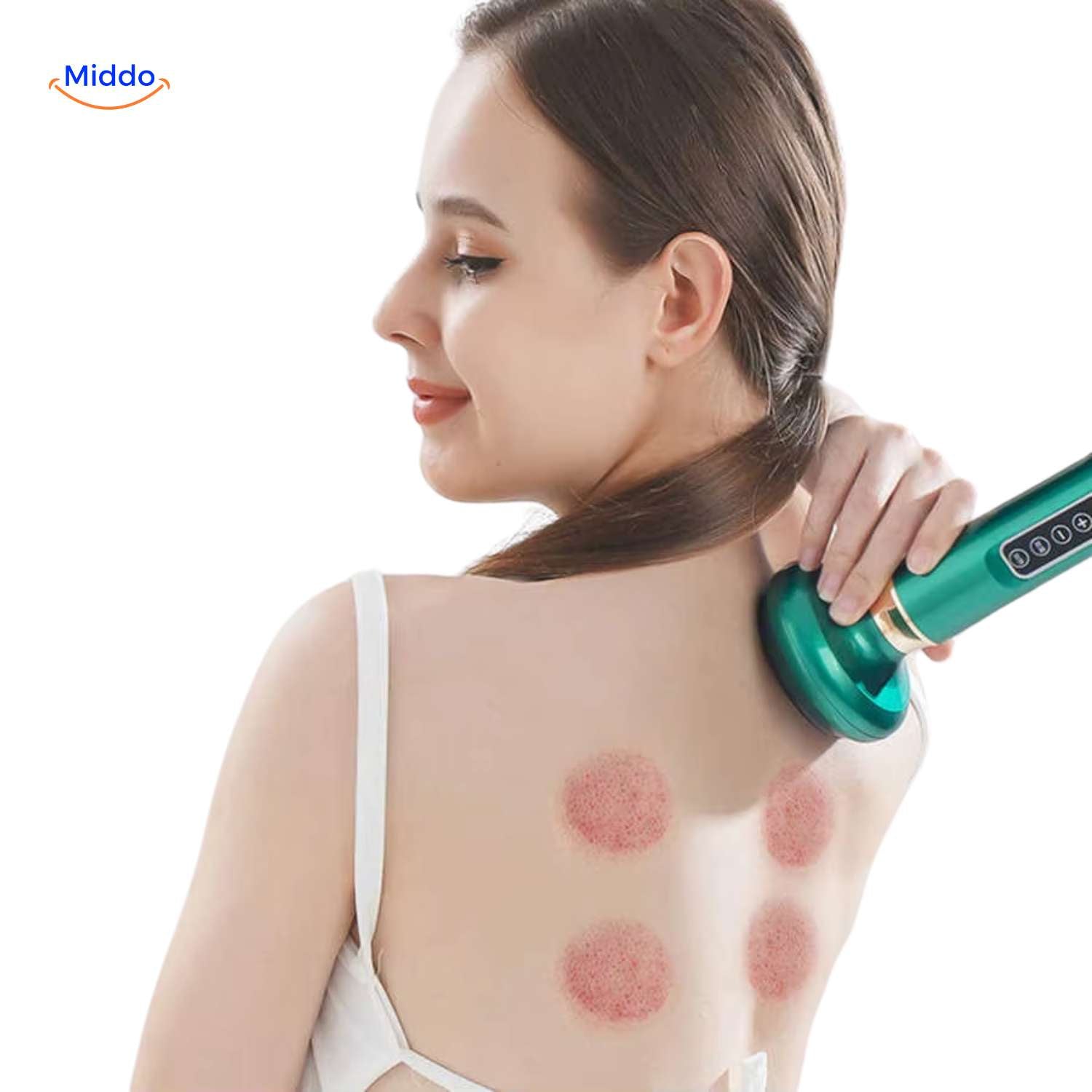 guashamax Massager Schröpfen Therapie mit Tiefengewebsarbeit www.middo.nl