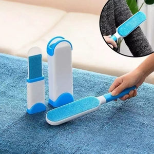 HandyBrush™ | Doppelseitiger Wiederverwendbarer Haustierhaareentferner mit selbstreinigender Basis