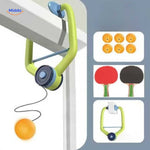 Hangingbounce Trainer für die Tür mit Schlägern und Bällen www.middo.de