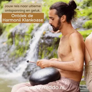 Harmonii KlankOase Handpan Trommel – Magisches Klangschalen-Geräusch für Ruhe & Meditation – Ansicht 6
