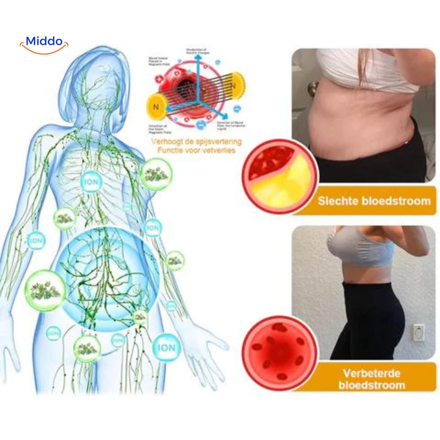 Heat Mapping und Fettreduktionsprozess mit IceSilk™ Shorts