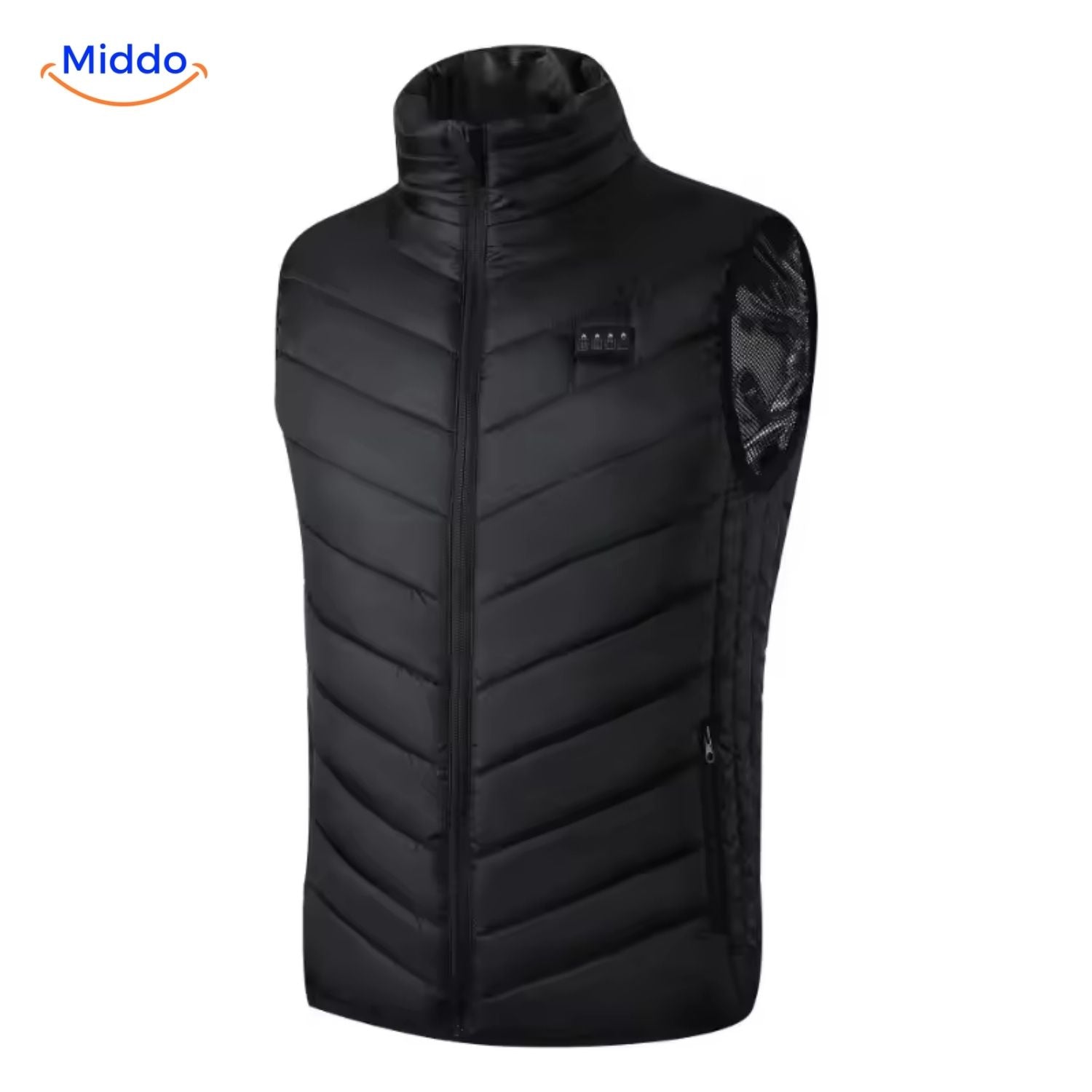 heatguard beheizte Weste 9 Wärmezonen schwarz middo.nl