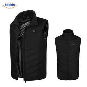 heatguard beheizte Bodywarmer Basic Schwarz_open