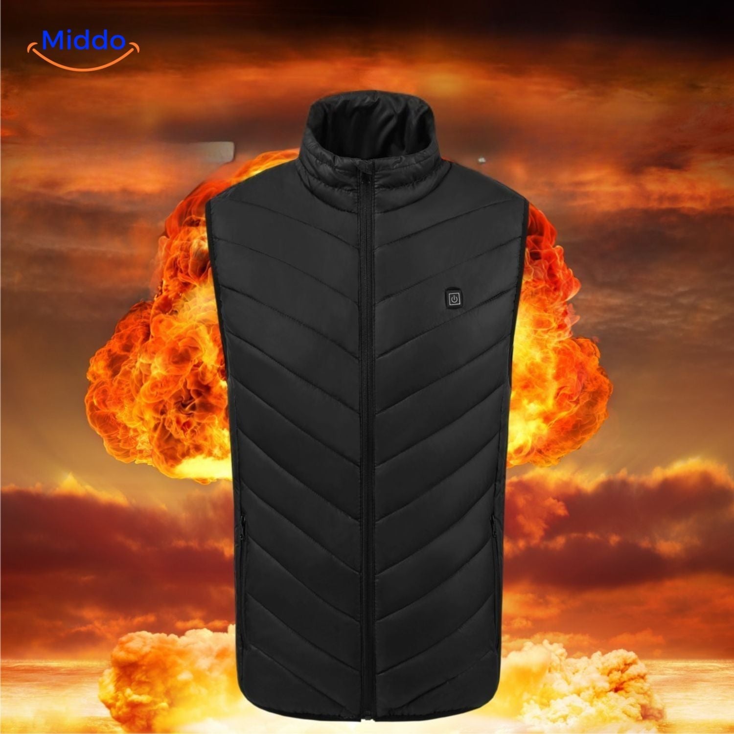 heatguard beheizte Weste explosive Wärme middo.nl