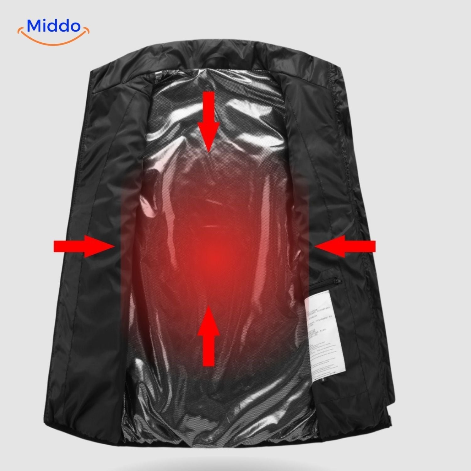 heatguard beheizte Westen mit Bedienfeld middo.nl