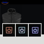 heatguard verwarmde bodywarmer temperatuurregeling knop middo.nl