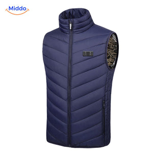 heatguard beheizte Bodywarmer schwarz mit Rückenheizung