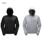 heatpro Hoodie grau minimales Design