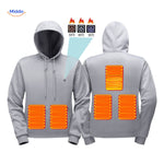 heatpro Hoodie verstellbare Temperatur mit beheizbaren Panels