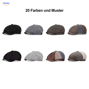 Auswahl von Heritage Eight Schiebermützen aus zwanzig Farben und Mustern