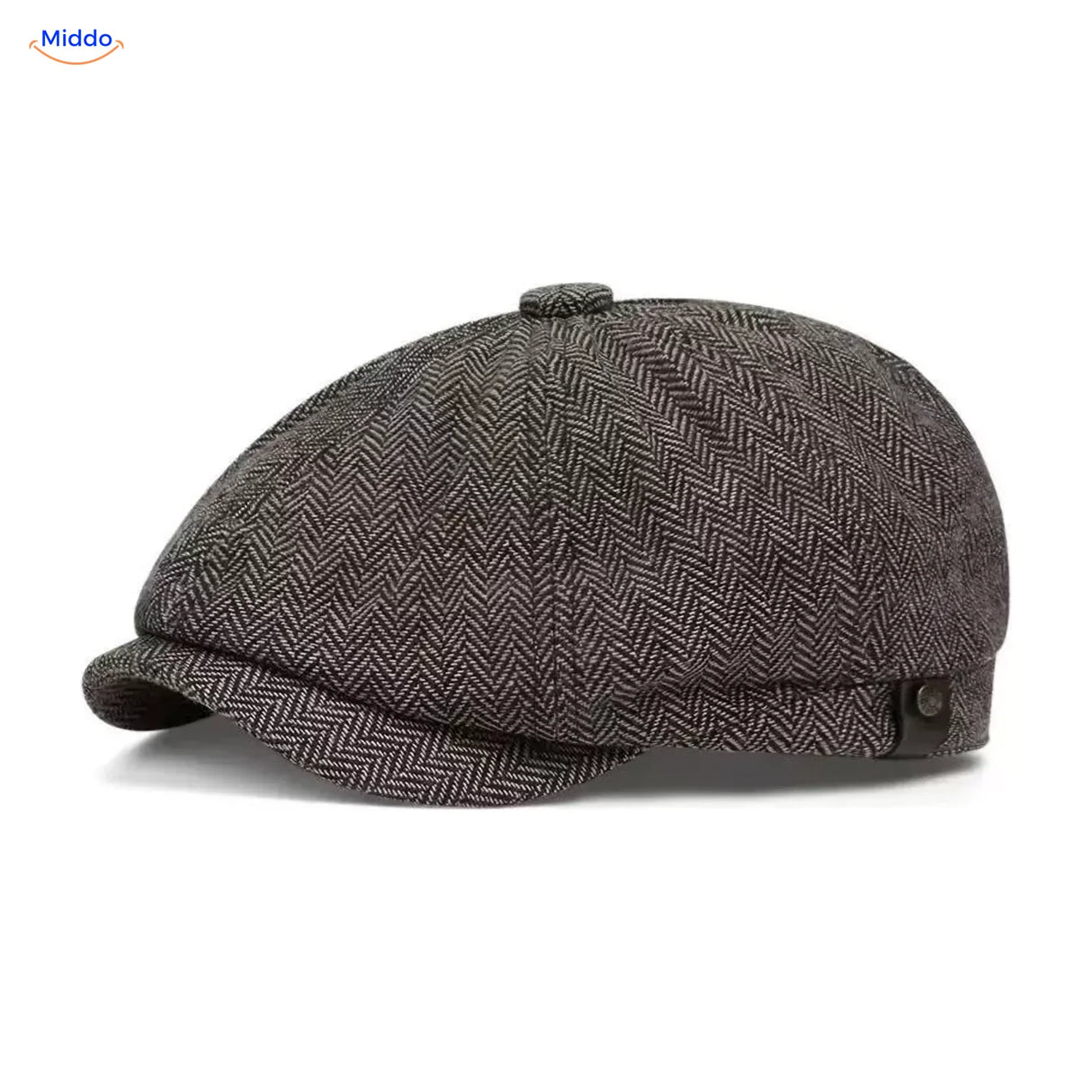 Heritage Eight Schiebermütze, Fischgrät Khaki