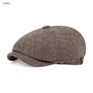 Heritage Eight Schiebermütze, Kleines Karo Khaki
