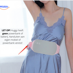 Warnung, dass das Huggy Heizkissen externe Stromversorgung benötigt.