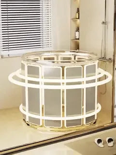 HydroFold Badewanne luxuriös transparent Gold Badezimmer