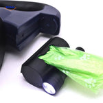 intelligente Abfallbehälter mit Tütenspender Nahaufnahme