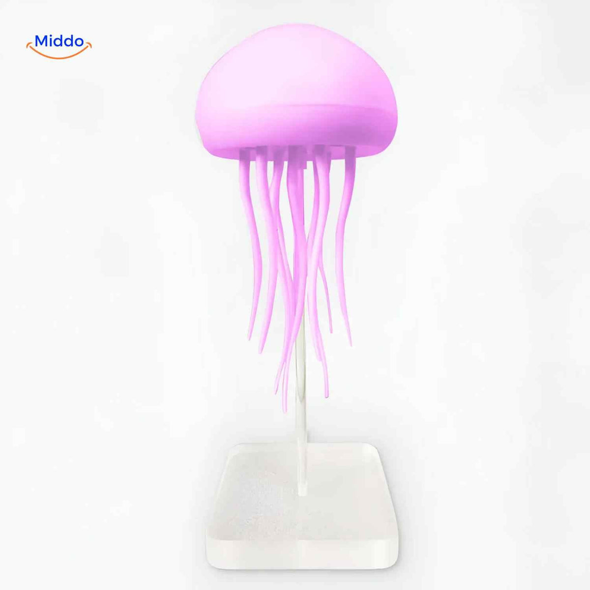 product name Jellyglow Lampe - Leuchtende Quallenlampe mit Glasständer url www.middo.de
