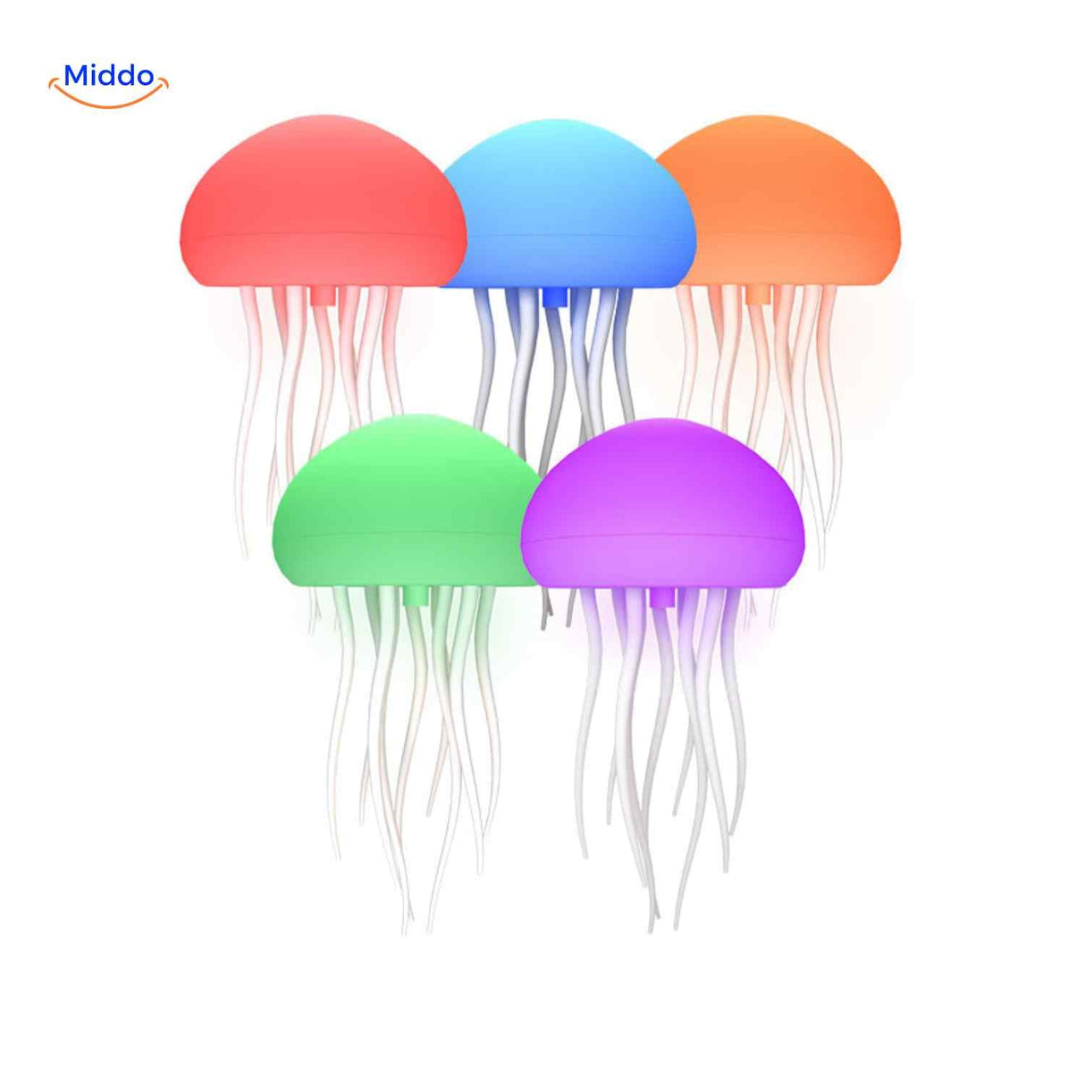 jellyglow Lampe mehrfarbige Qualle Lampen für Kinder und Erwachsene www.middo.de