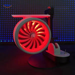 Jetfan™ Handgefertigter Tischventilator in Dunkel