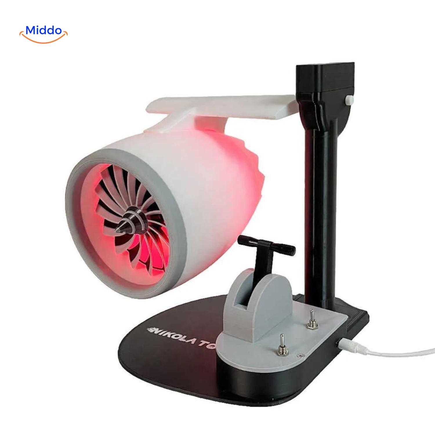 Jetfan™ Multifunktionaler Desktop-Ventilator Mit Roter Schwanzflamme