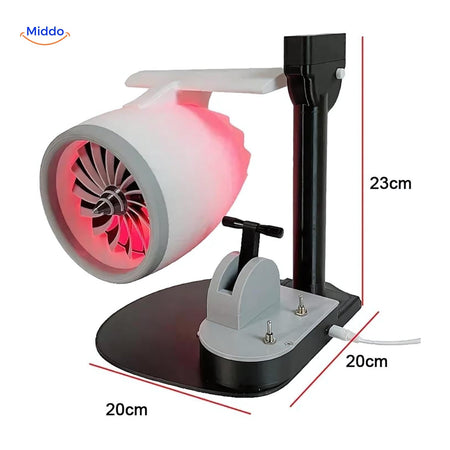Jetfan™ Spezifikationen Handgefertigter Tischventilator
