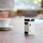 keybeam Tastatur elegante Laserprojektor auf Holztisch www.middo.de