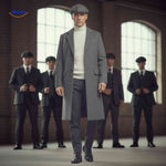 Kingsley Overjas, grauer Wollmantel für Herren – www.middo.de