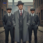 Kingsley Overjas – Stilvoller grauer Herren-Mantel für Ihr perfektes Outfit. Besuchen Sie uns auf www.middo.de!