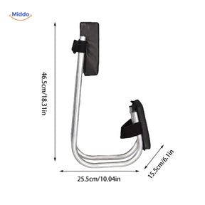 Kneecomfort™ Tragbarer Gartenkniekratzer und Knieschoner Schwarz