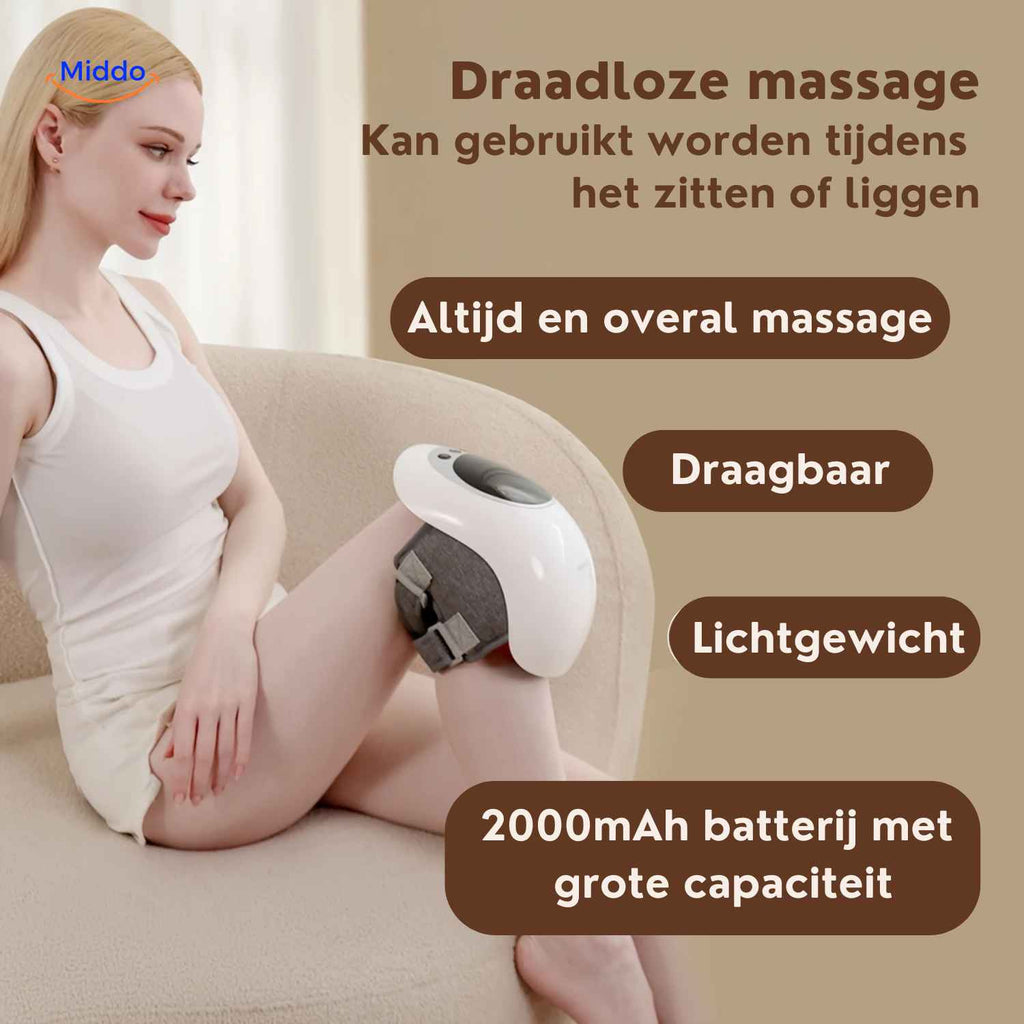 kneetherma Massager tragbar und leicht Knie Massager www.middo.de