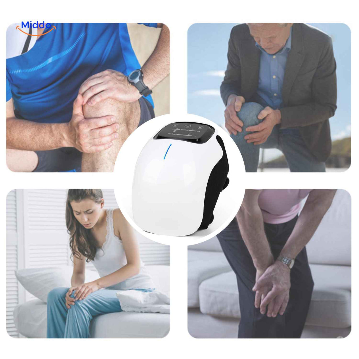 Kneetherma Massager Linderung von Knieschmerzen für Sportler und Senioren
