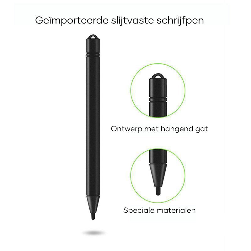 Importierter, abriebfester Schreibstift mit Aufhängeloch.