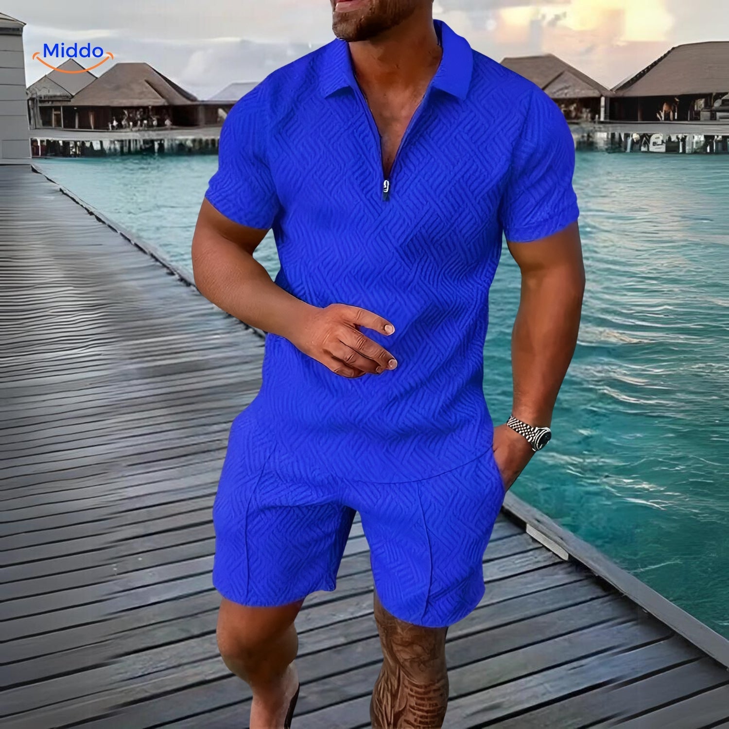 Leander™️ Zomerset Zum Tragen Im Urlaub Blau