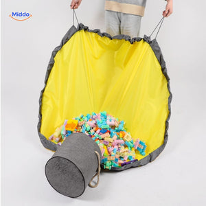 legotote halbvoll mit Spielzeug