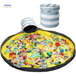 Legotüte voller Holzbausteine