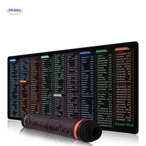 Lernopad Mauspad Excel Word Photoshop Tastenkombinationen multifunktionales Mauspad groß