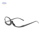 loopex brille glänzende schwarze Make-up Brille für die Augen www.middo.de