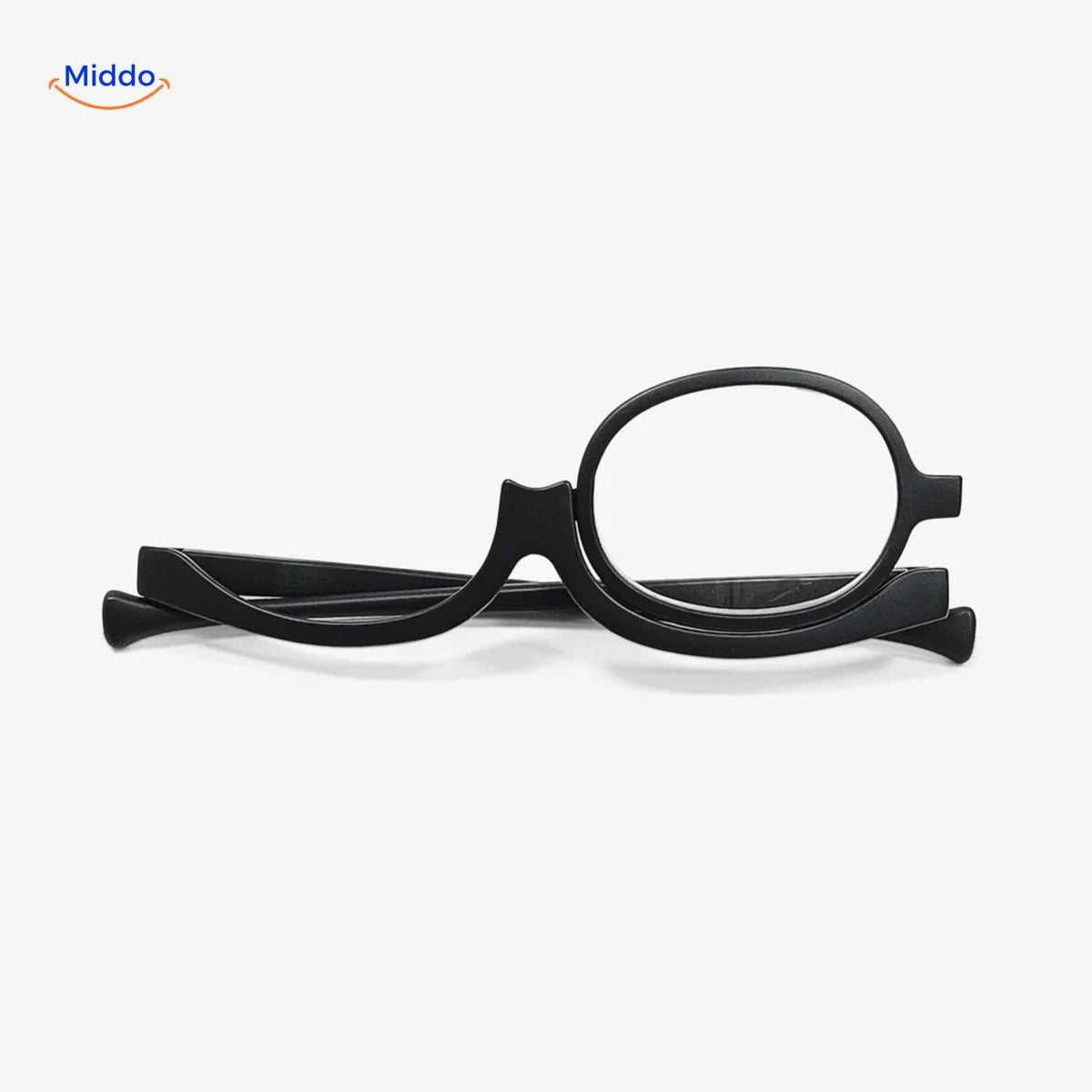 loopex Brille klappbare Brille für Make-up mit einseitiger Linse