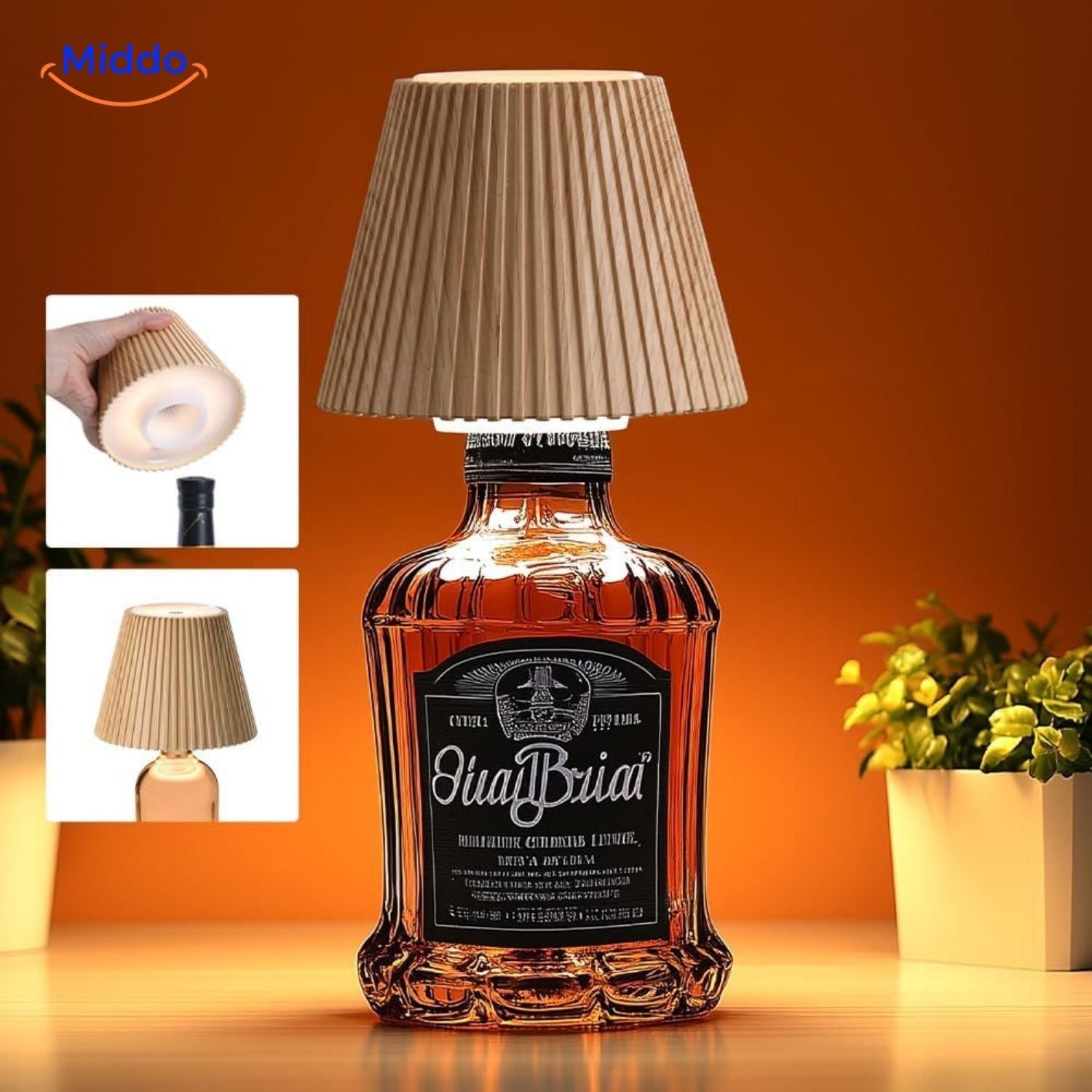 lumavino lampe led flaschenlampe wiederaufladbare tischlampe middo.nl