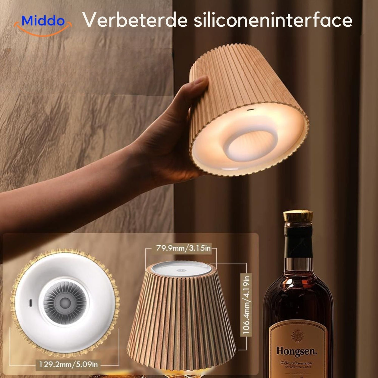 lumavino lampe silikonbasis lampe für flaschenhälse