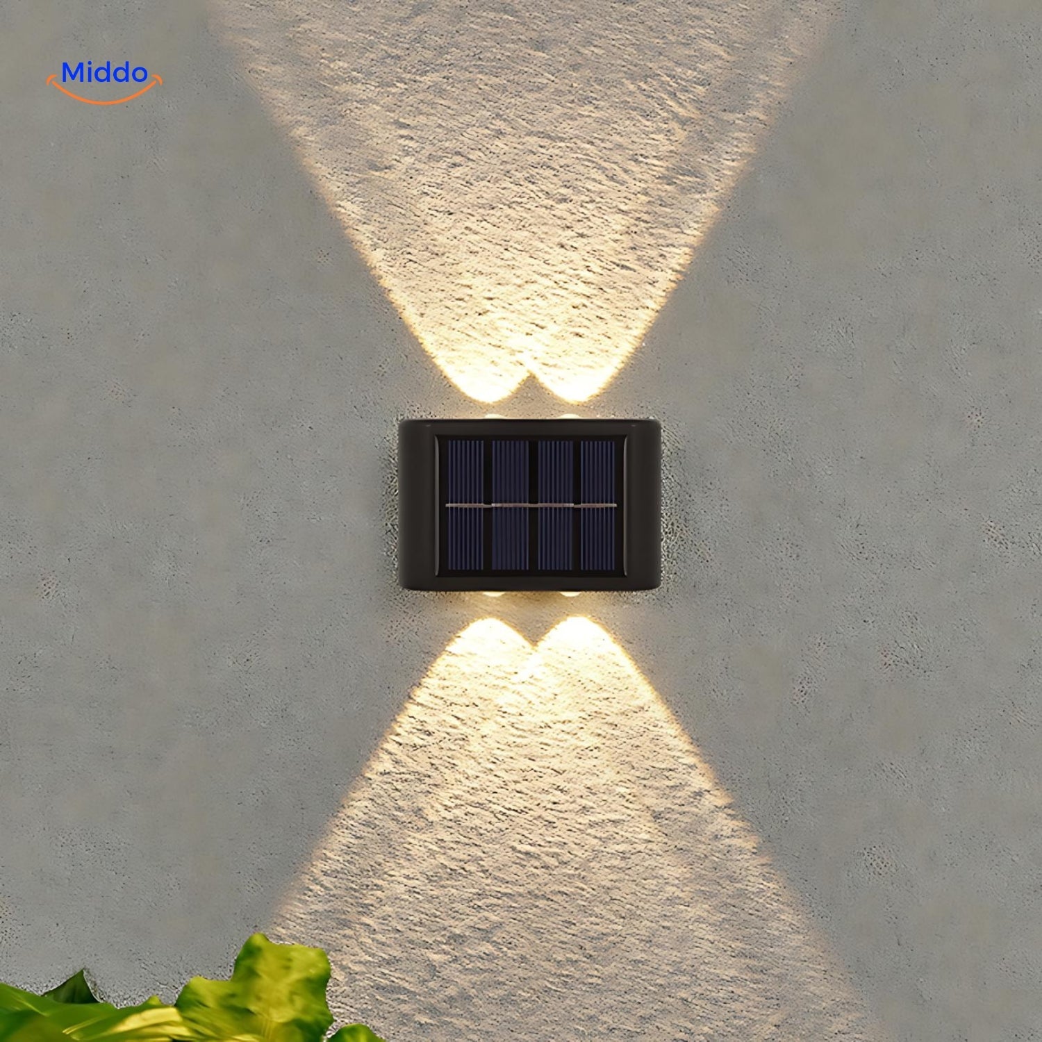 Lumibright™️ Solar Wandleuchte für Garten, Weg oder Terrasse Warm