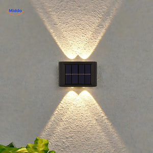 Lumibright™️ Solar Wandleuchte für Garten, Weg oder Terrasse Warm