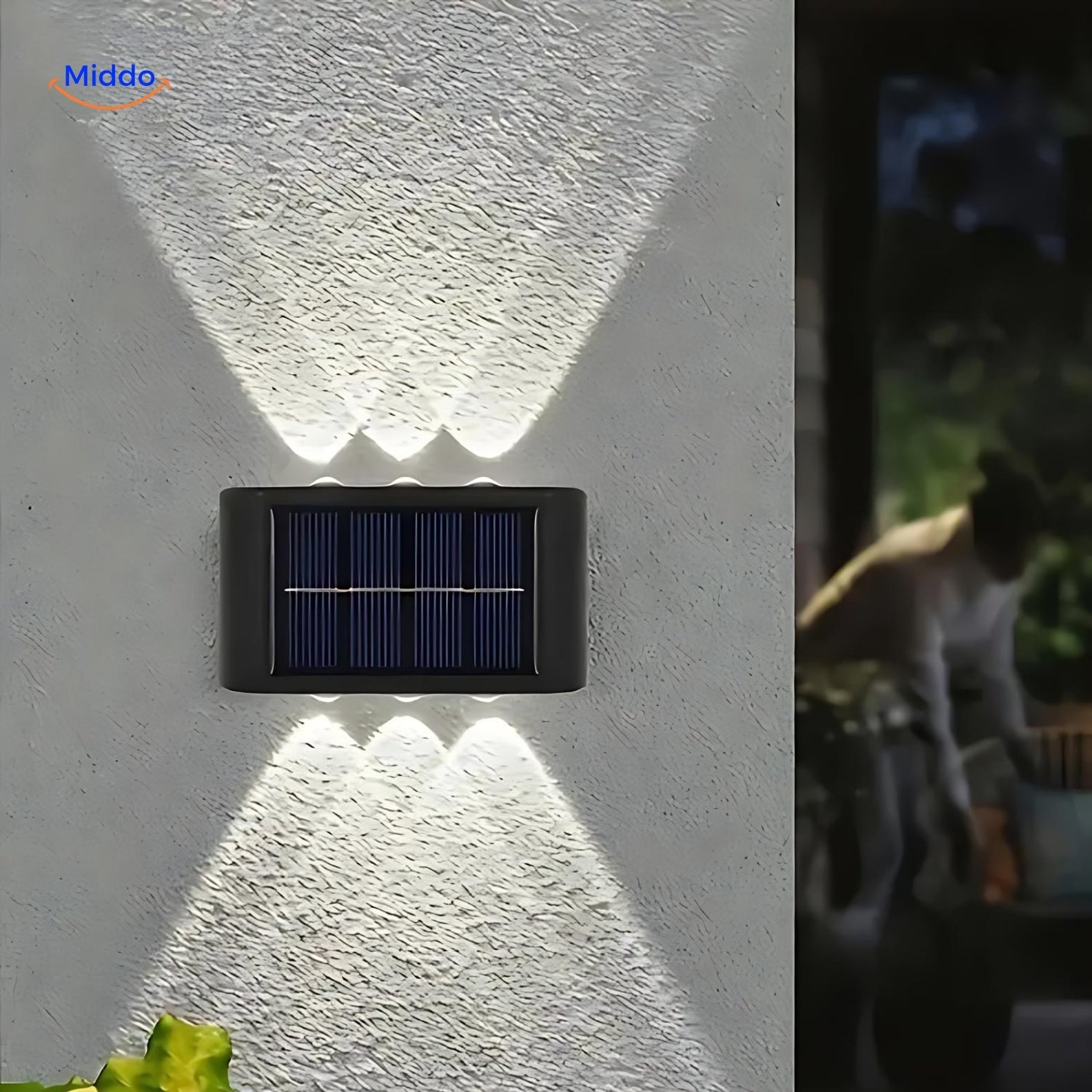 Lumibright™️ Solar Wandleuchte für Garten, Weg oder Terrasse