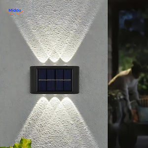 Lumibright™️ Solar Wandleuchte für Garten, Weg oder Terrasse