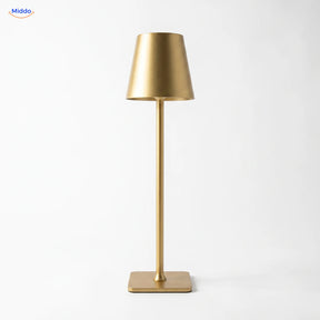 Lumiset Akku-Tischlampe gold dimmbar