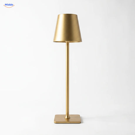 Lumiset Akku-Tischlampe gold dimmbar