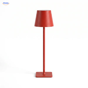Lumiset Akku-Tischlampe rot dimmbar