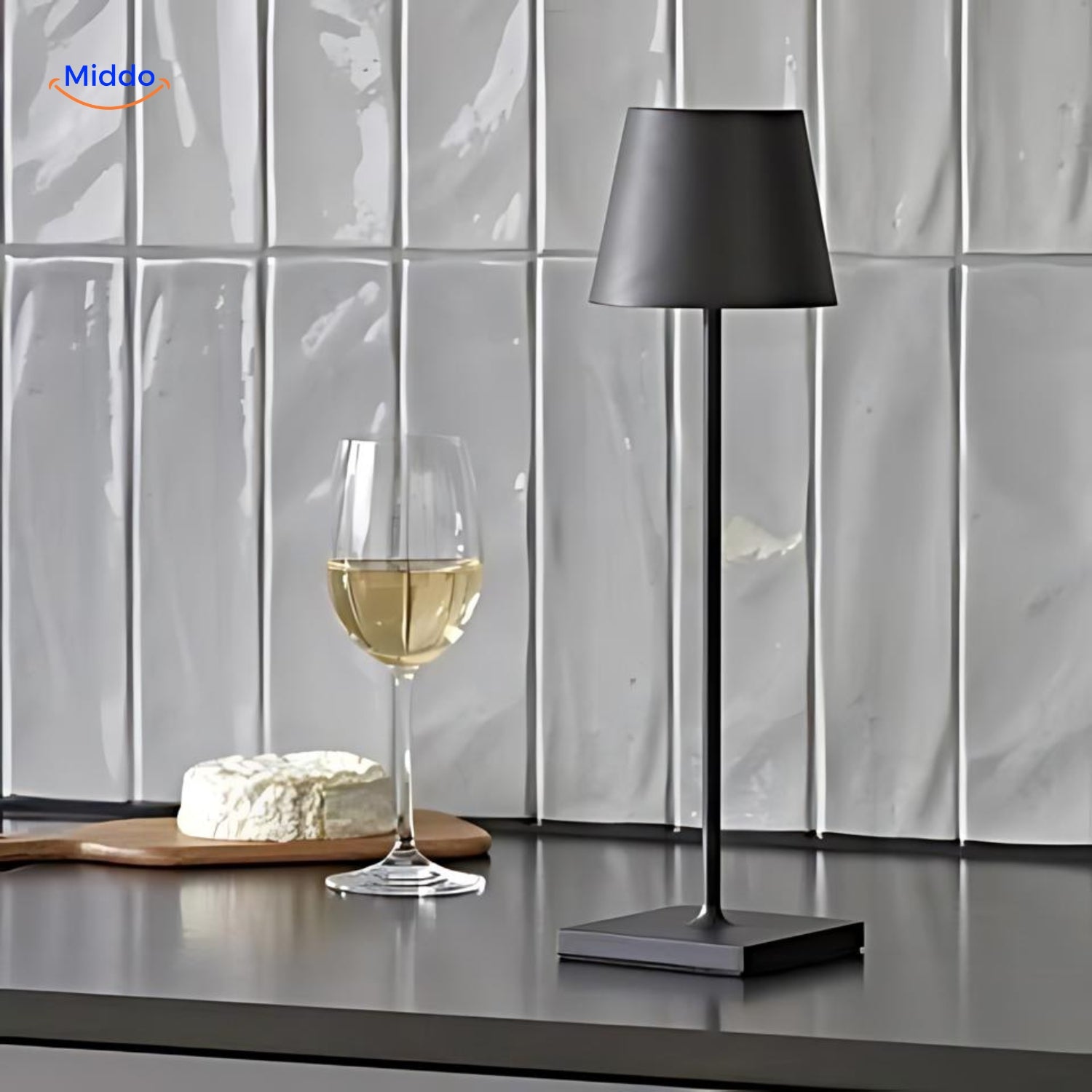 Lumiset™ Schwarze Tischlampe