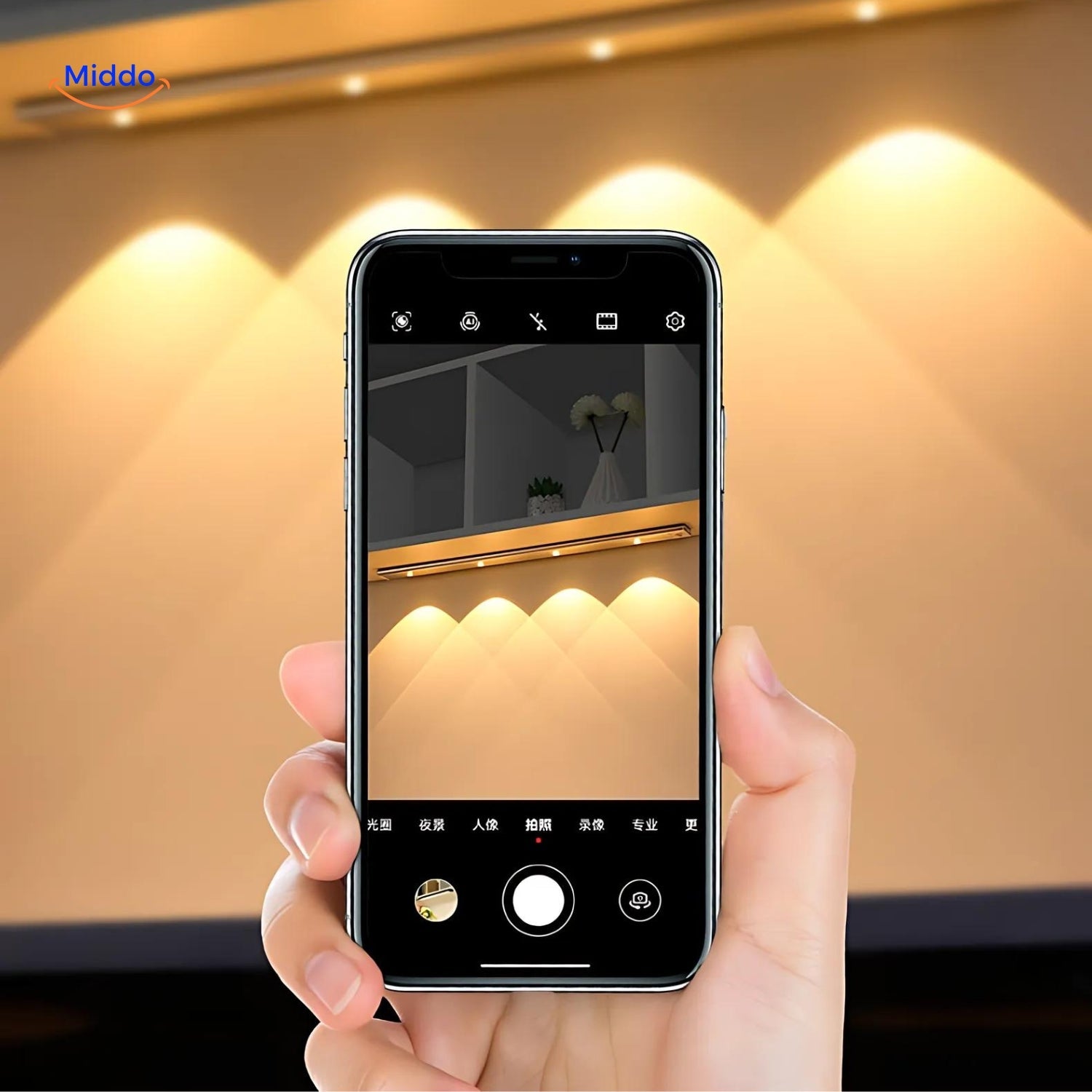 Lumitrack™ Lichttest auf einem mobilen Gerät