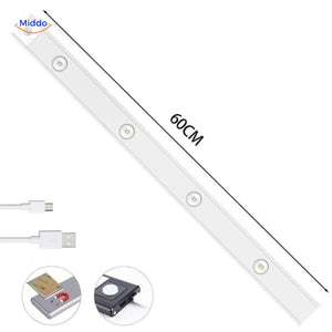 Lumitrack™ USB LED Bewegungsmelder 60 cm