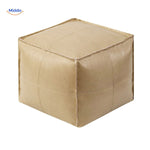 LuxuraSoft™ Leder Tatami Pouf Kissen | Nachhaltig, Bequem & Füllbar
